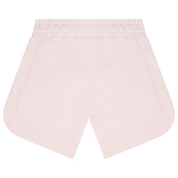 Girls Pink Logo Shorts