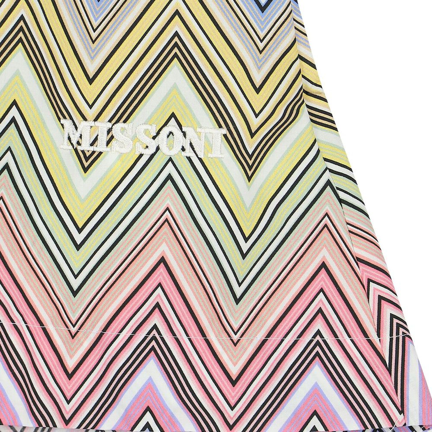 Girls Multi-Coloured Zigzag Dress, 1, hi-res