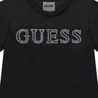 Girls Black Logo T-Shirt, 1, hi-res