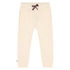 Beige Logo Baby Tracksuit, 1, hi-res