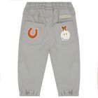 Younger Boys Grey Horse Joggers, 1, hi-res