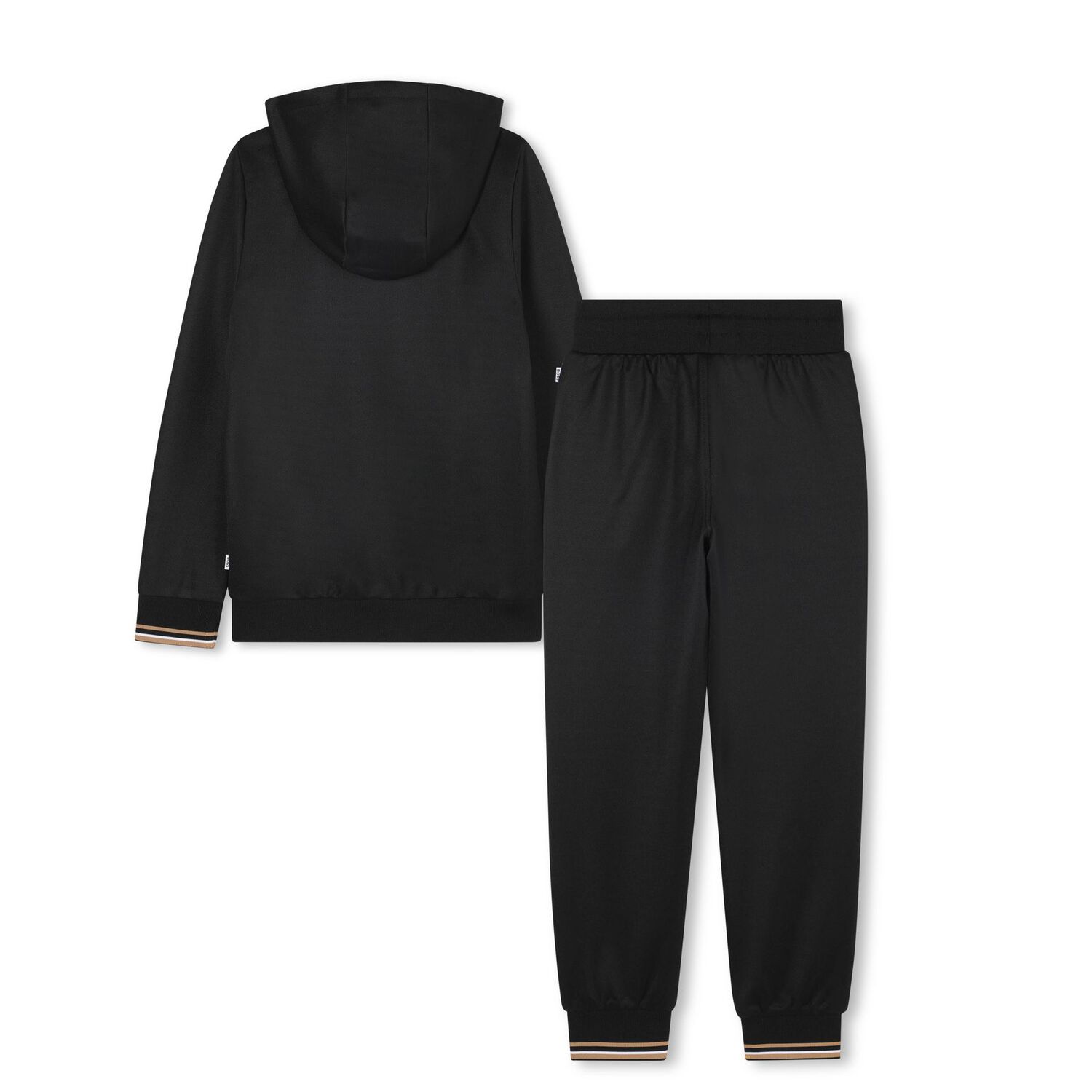 Boys Black Logo Tracksuit, 1, hi-res image number null