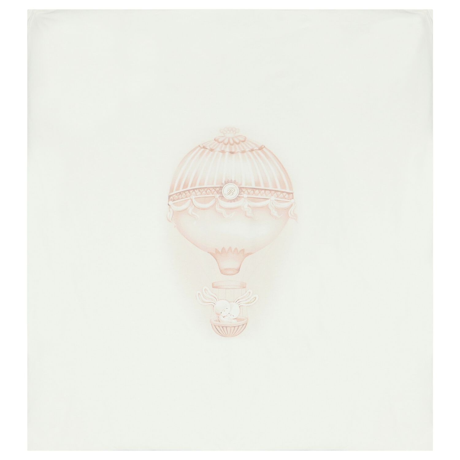 بطانية  أطفال  بطبعة منطاد باللون العاجي والبيج , 1, hi-res image number null