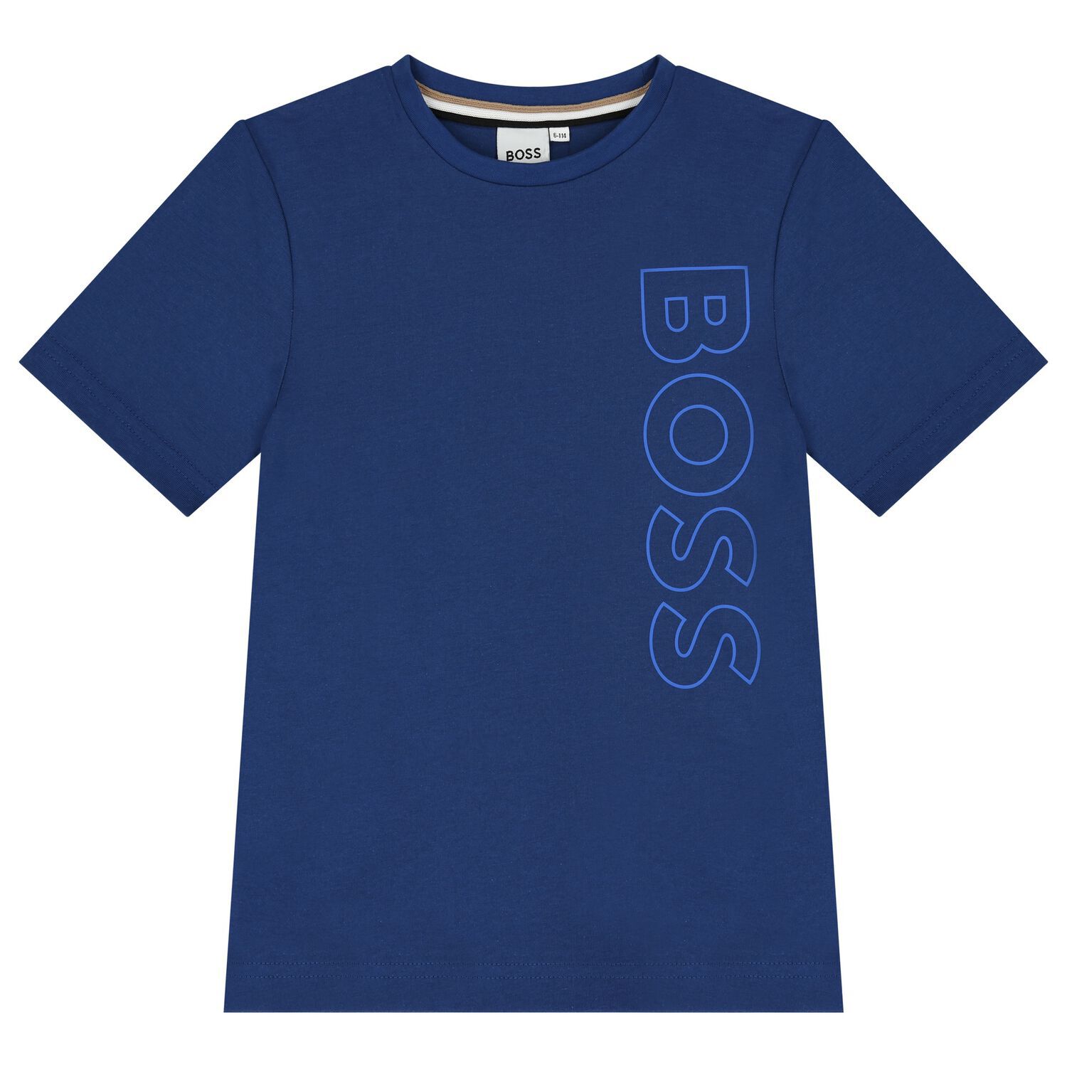 Boys Blue Logo T-Shirt, 3, hi-res