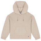 بنطلون بنات منسوج باللون البيج, 1, hi-res