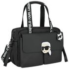 حقيبة تغيير  بالشعار باللون الأسود, 1, hi-res