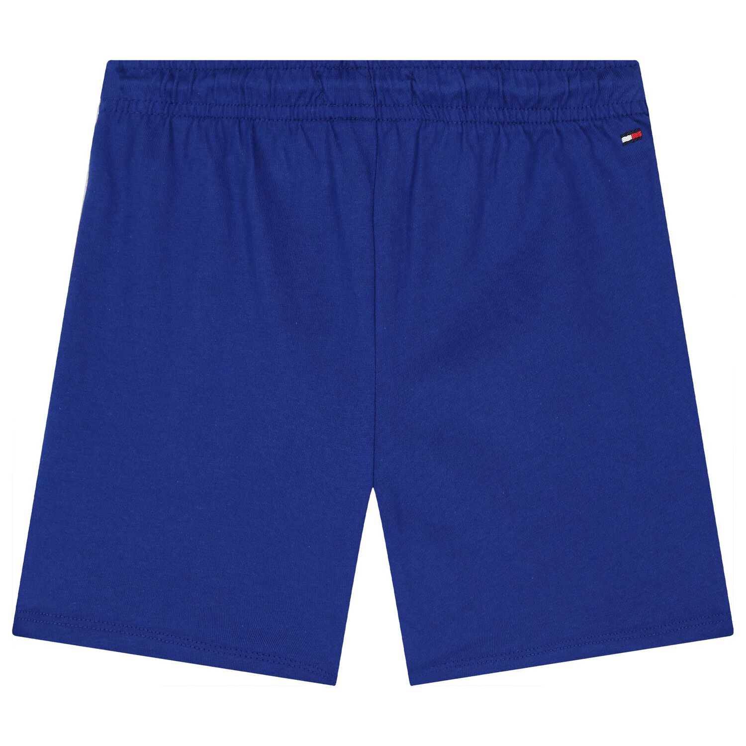 Boys Blue Varsity Logo Jersey Shorts, 1, hi-res
