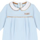 طقم هدية مدس للأولاد بطبعة الخريطة باللون الأبيض و الأزرق, 2, hi-res