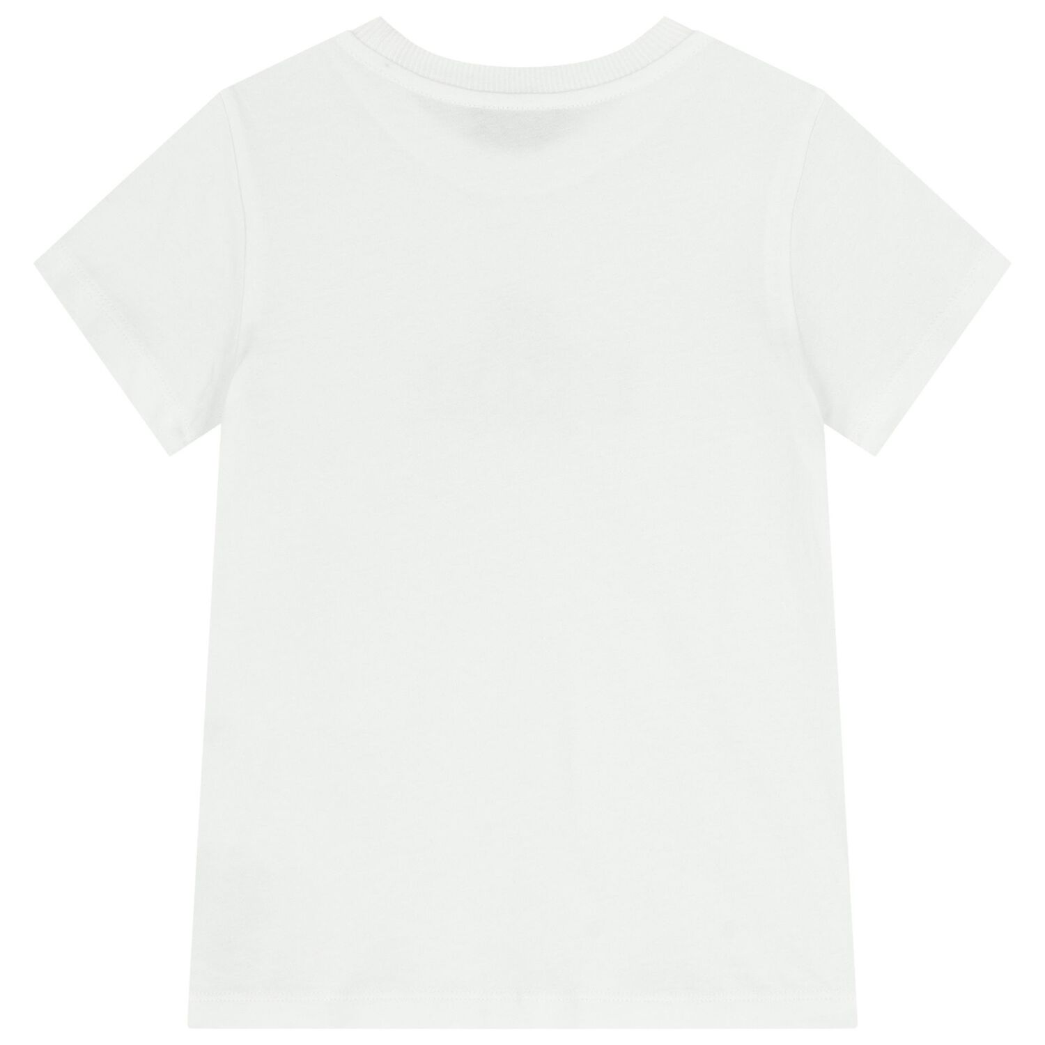 White Teddy Bear Logo T-Shirt, 1, hi-res