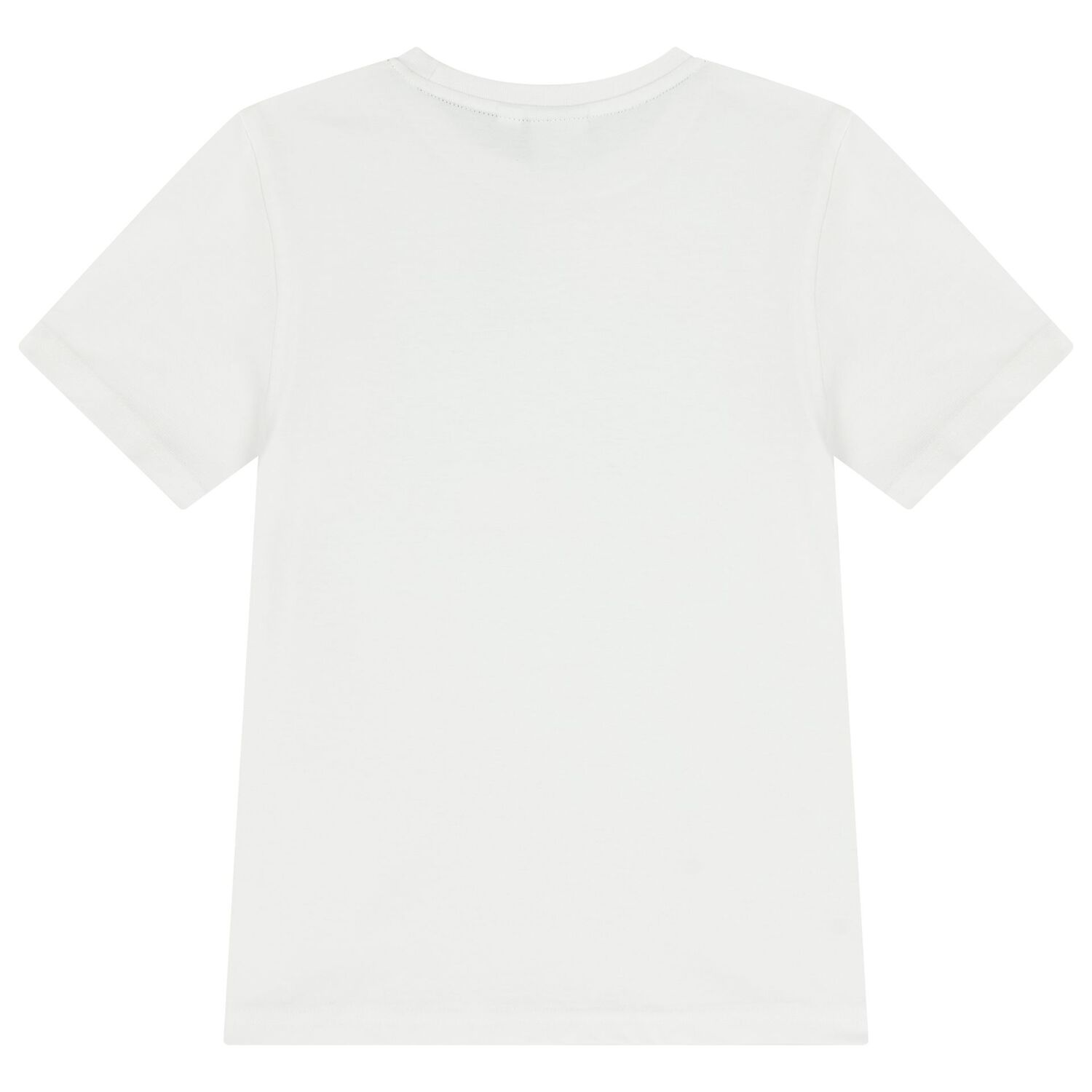 Boys White Logo T-Shirt, 2, hi-res