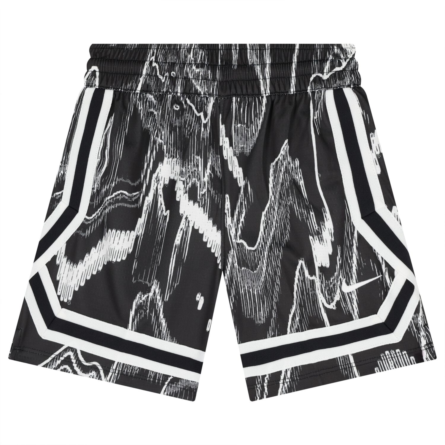 Boys Black & White Logo Dri-FIT Shorts, 1, hi-res