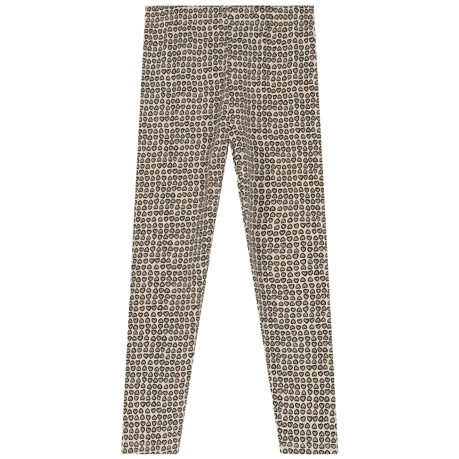 Girls Black & Beige Leggings Set, 1, hi-res image number null