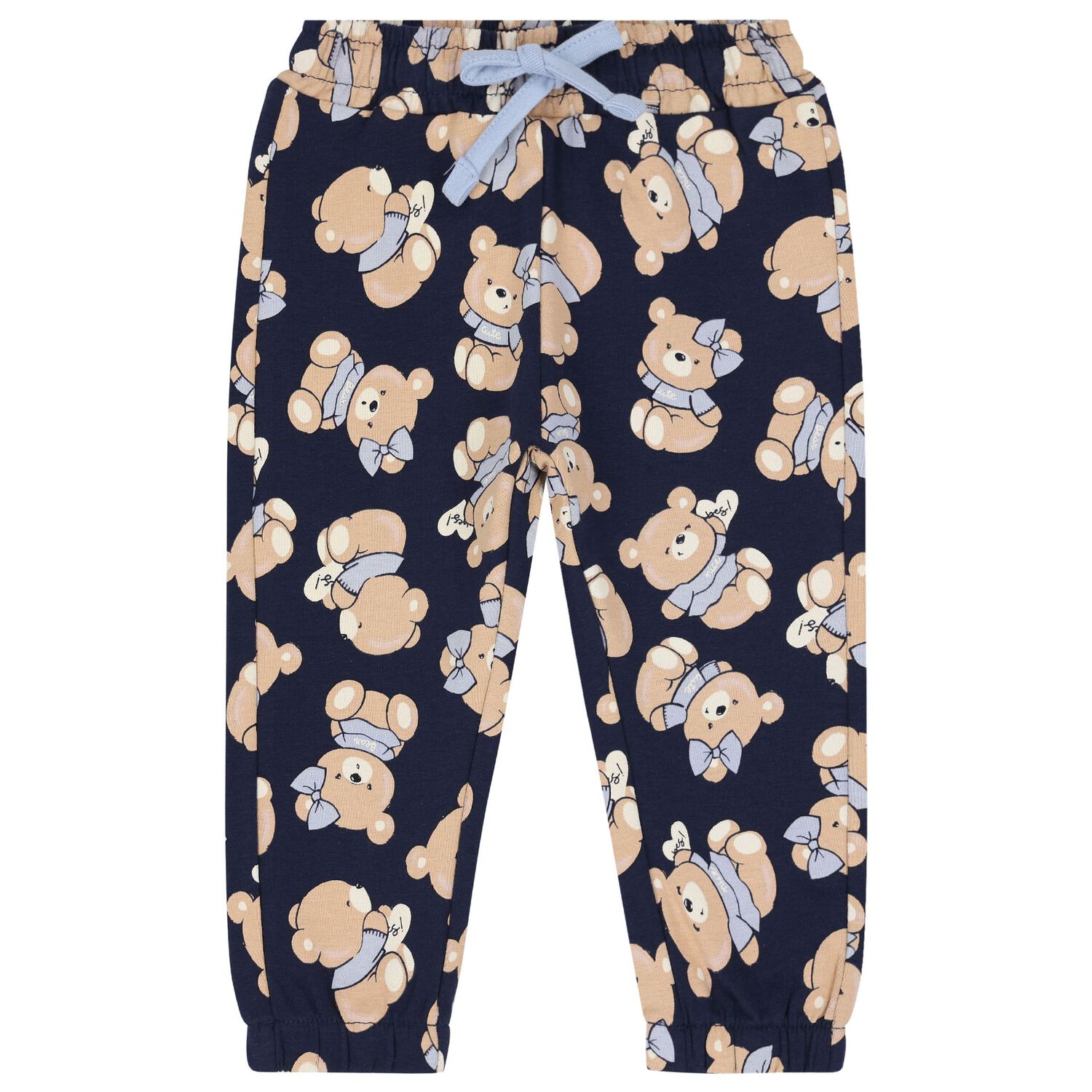 Younger Girls Navy Blue Logo Tracksuit, 1, hi-res image number null