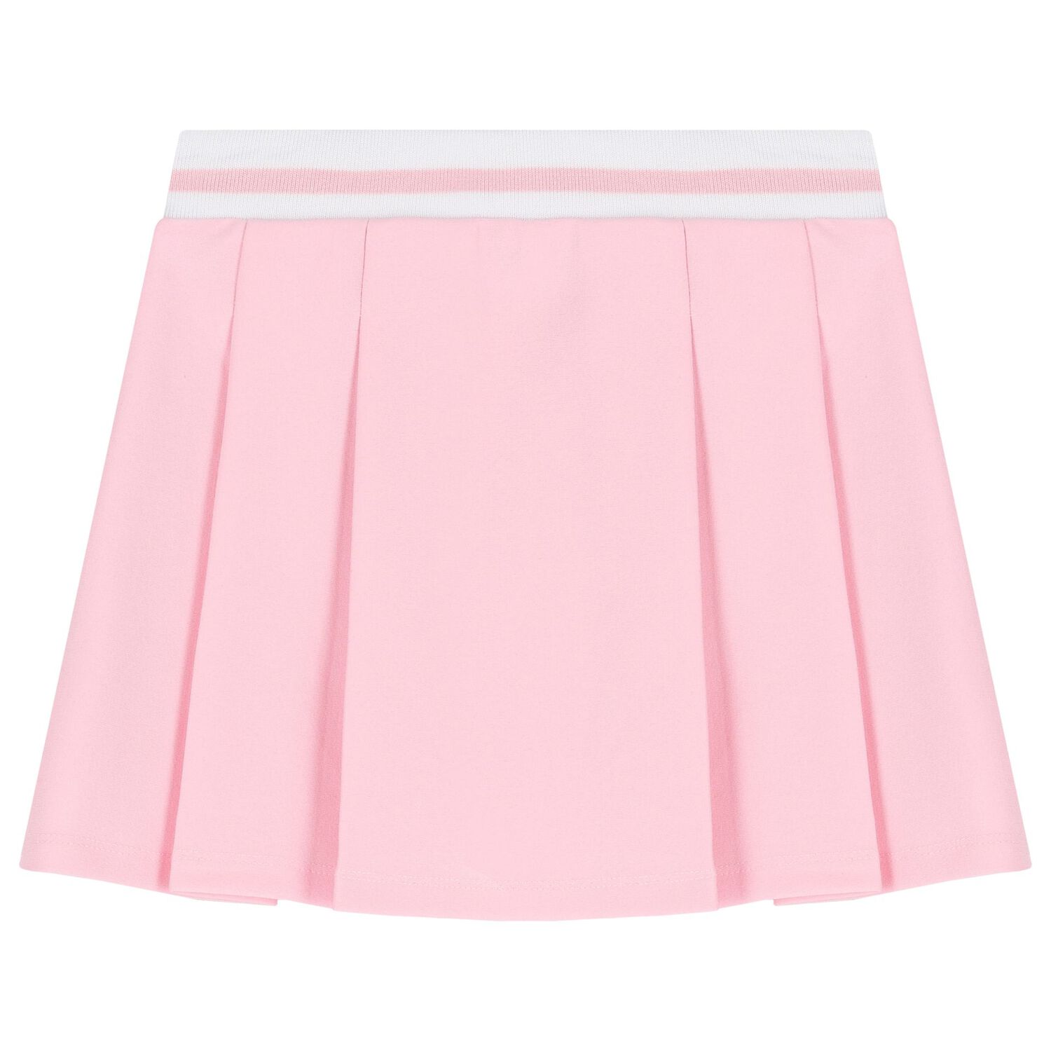 Girls Pink Logo Pleated Skirt, 1, hi-res image number null