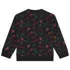 بدله رياضيه للصغار بالشعار بطبعه ديزنى باللون الاسود , 1, hi-res