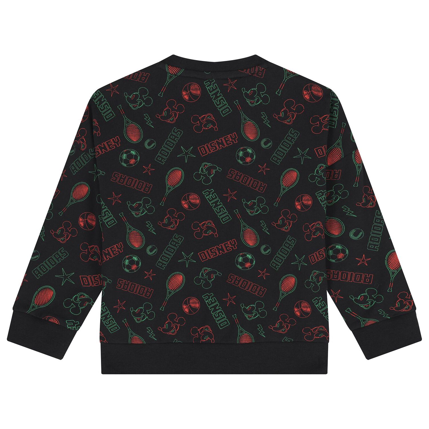 بدله رياضيه للصغار بالشعار بطبعه ديزنى باللون الاسود , 1, hi-res
