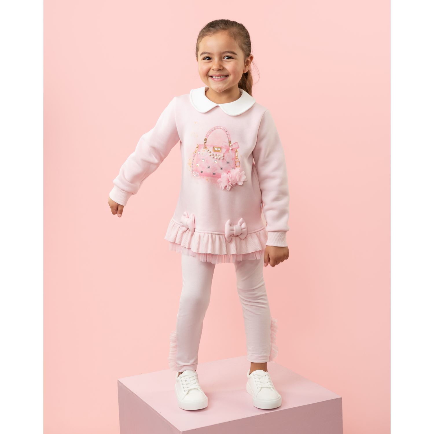 طقم بنات ليغنز باللون الوردي, 1, hi-res