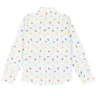 قميص أولاد بالشعار باللون الابيض, 1, hi-res