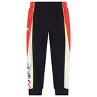 بنطلون رياضي للأولاد بالشعار باللون الأسود والأحمر, 2, hi-res