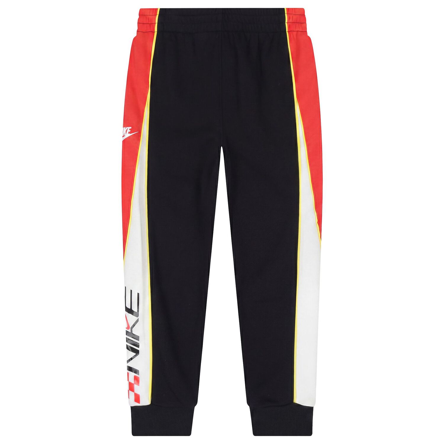 بنطلون رياضي للأولاد بالشعار باللون الأسود والأحمر, 2, hi-res