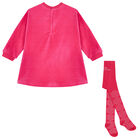 طقم فستان بالقلب باللون الوردي , 1, hi-res