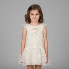 Girls Gold Dress, 1, hi-res