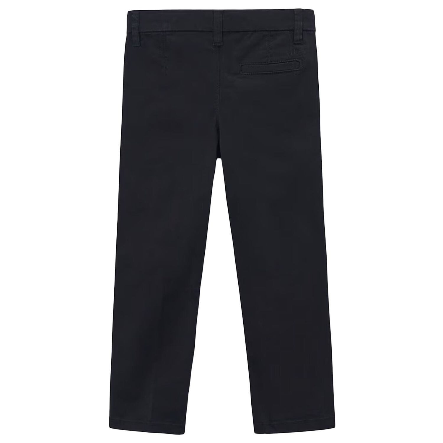 Boys Black Chino Trousers, 5, hi-res
