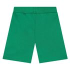 Younger Boys Green Tiger Logo Shorts Set, 1, hi-res