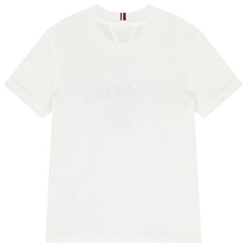Boys White Logo T-Shirt