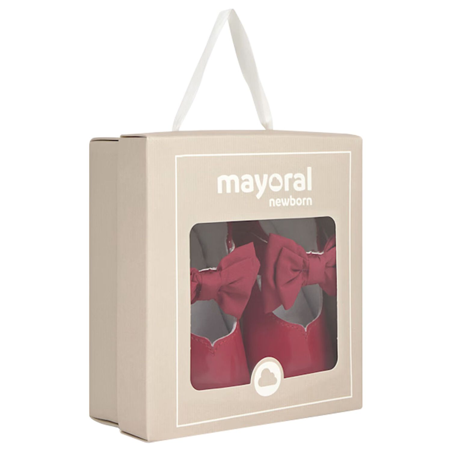 حذاء بنات ما قبل المشي بفيونكه باللون الاحمر , 2, hi-res