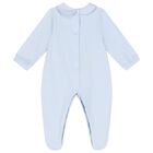 Baby Boys Blue Giraffe Babygrow Gift Set, 2, hi-res