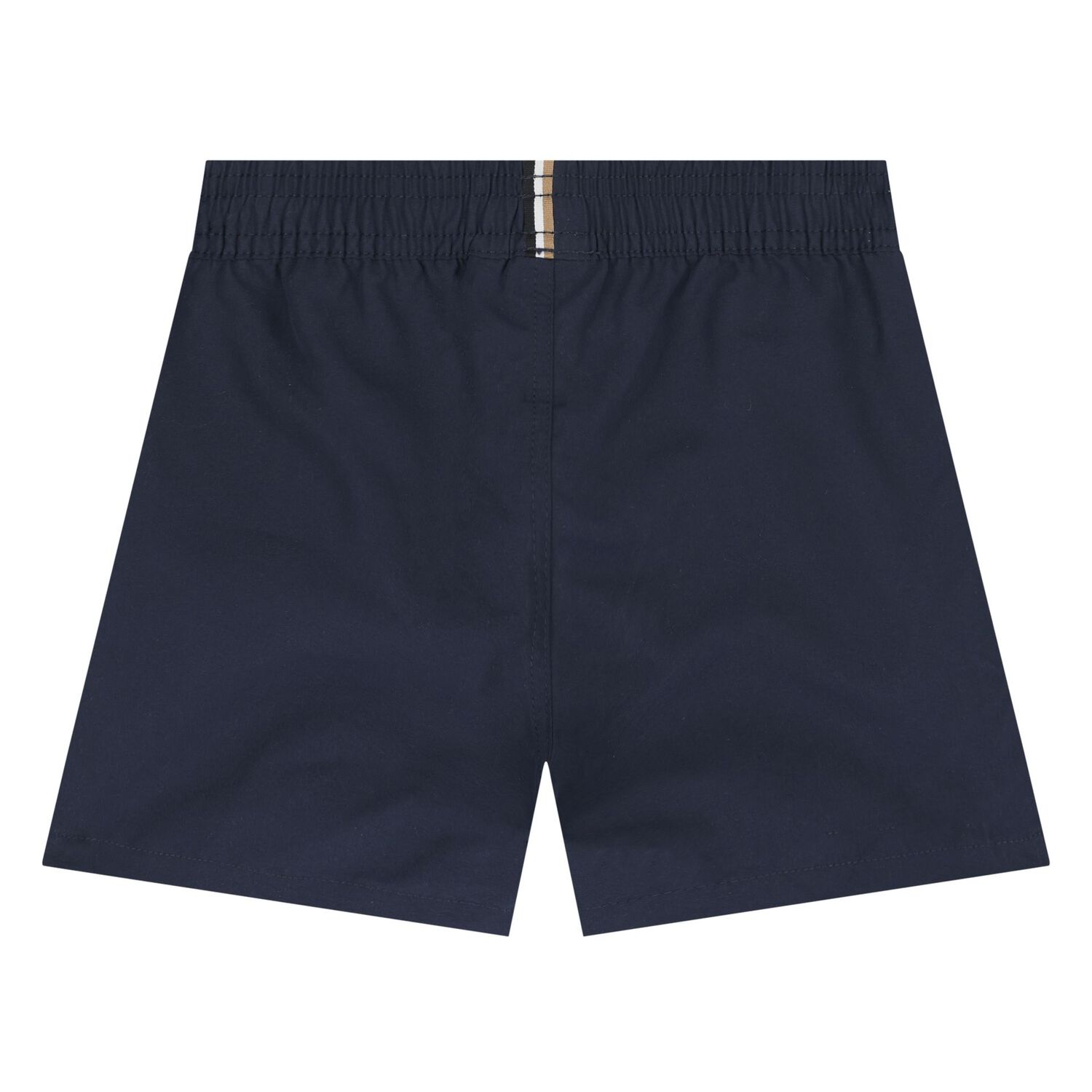 Younger Boys Navy Blue Logo Swim Shorts, 3, hi-res