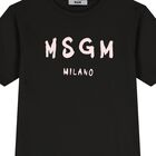 فستان بنات بالشعار باللون الاسود , 1, hi-res