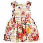 Girls Floral Print Dress, 1, hi-res