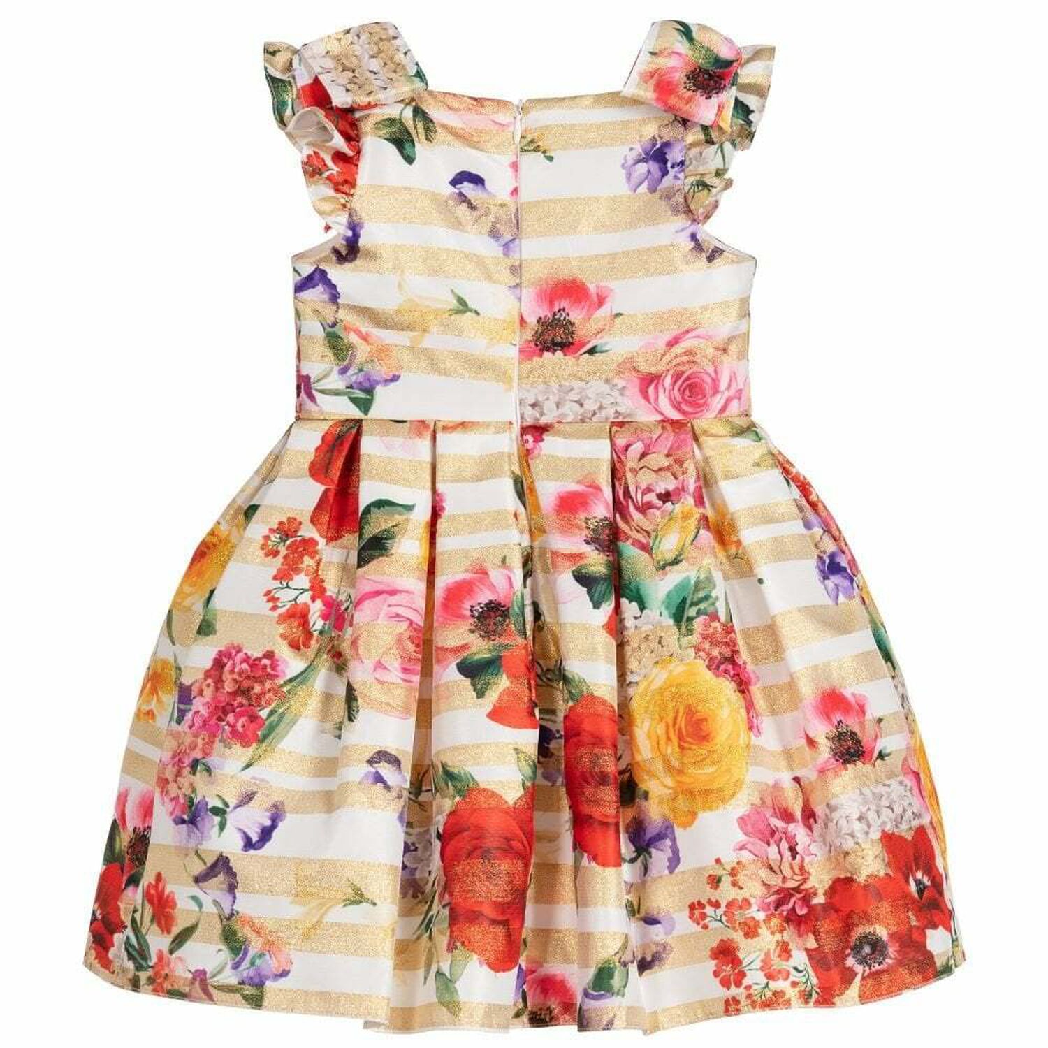Girls Floral Print Dress, 1, hi-res