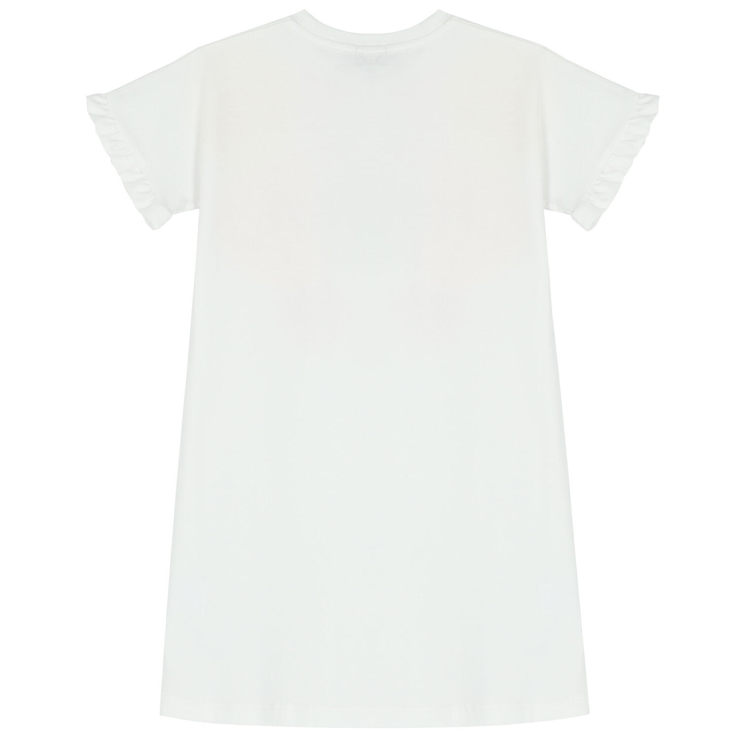 Girls White Logo Dress, 2, hi-res image number null