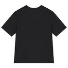 طقم شورت بالشعار باللون الأبيض والأسود, 1, hi-res