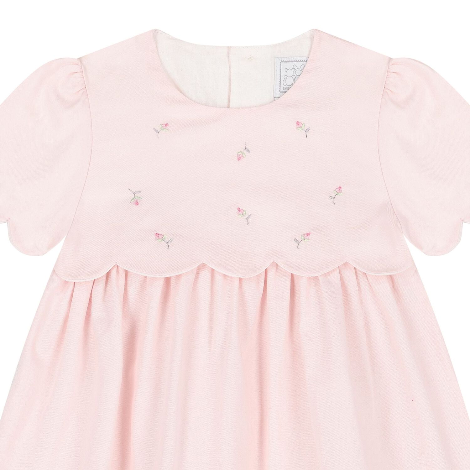 Baby Girls Pink Floral Dress, 1, hi-res image number null