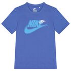 مجموعة شورت بشعار أزرق للأولاد, 3, hi-res