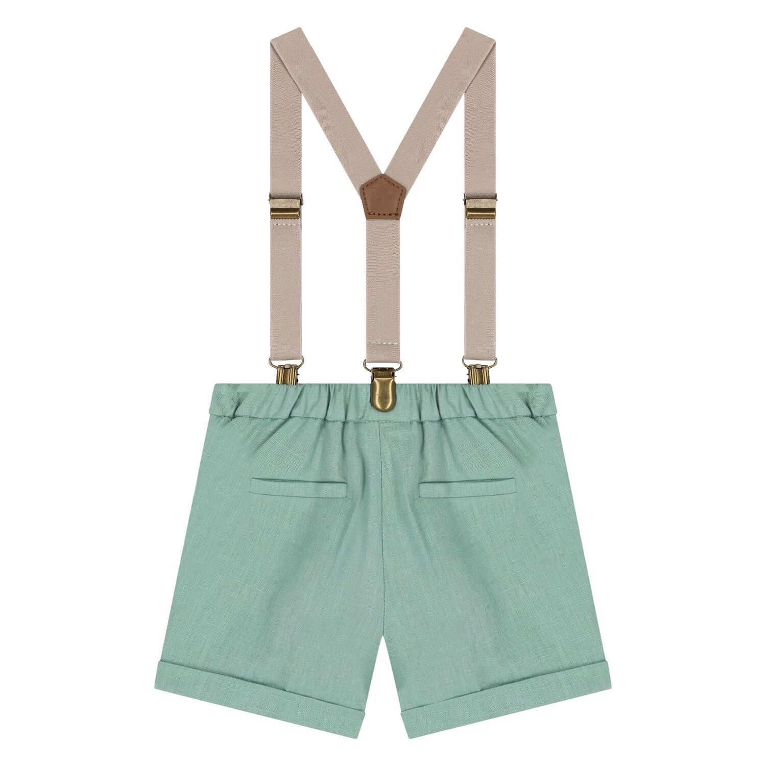 طقم شورت اولاد باللون الابيض والاخضر , 2, hi-res image number null