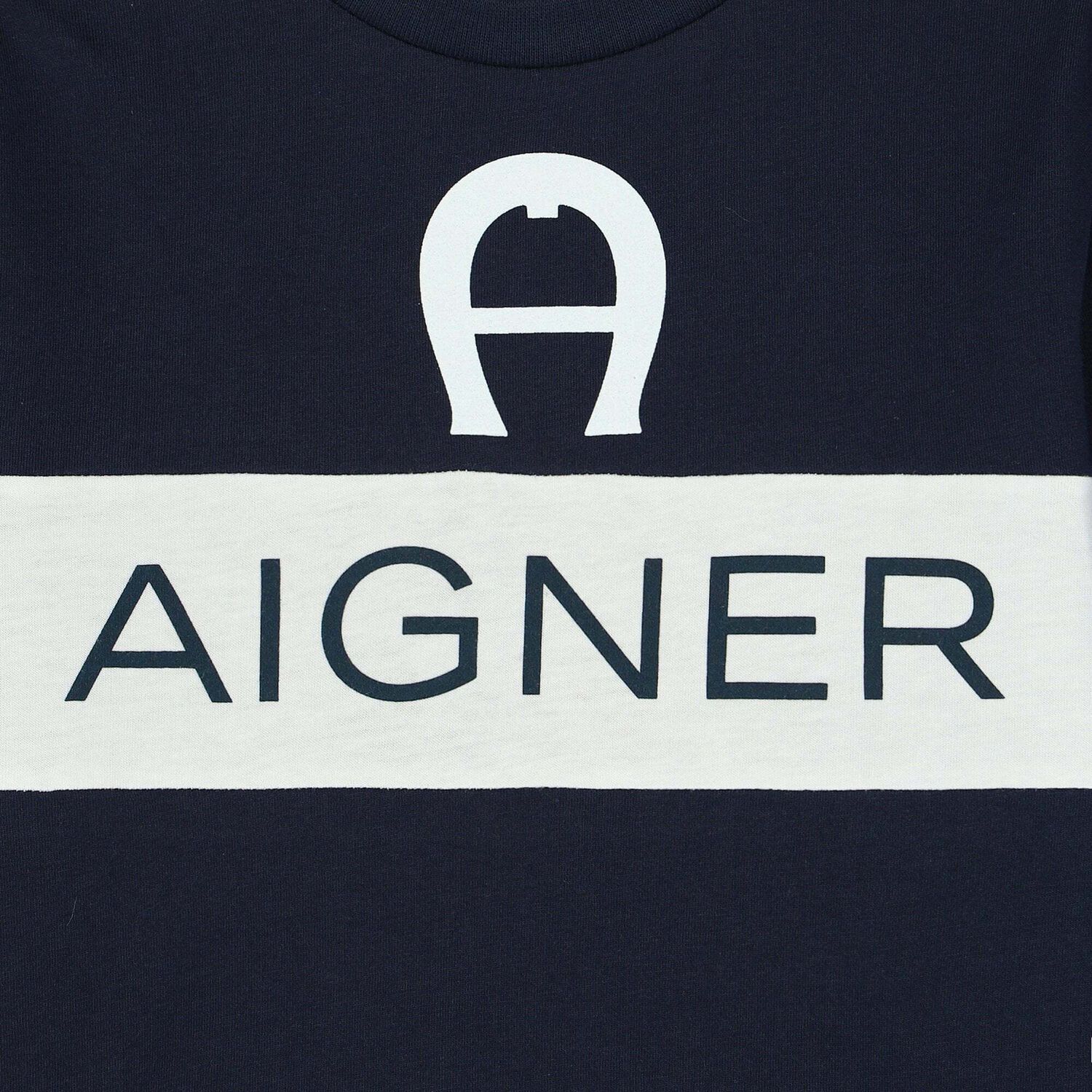 Boys Navy Blue Logo Long Sleeve, 1, hi-res image number null