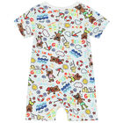 White Logo Romper, 3, hi-res