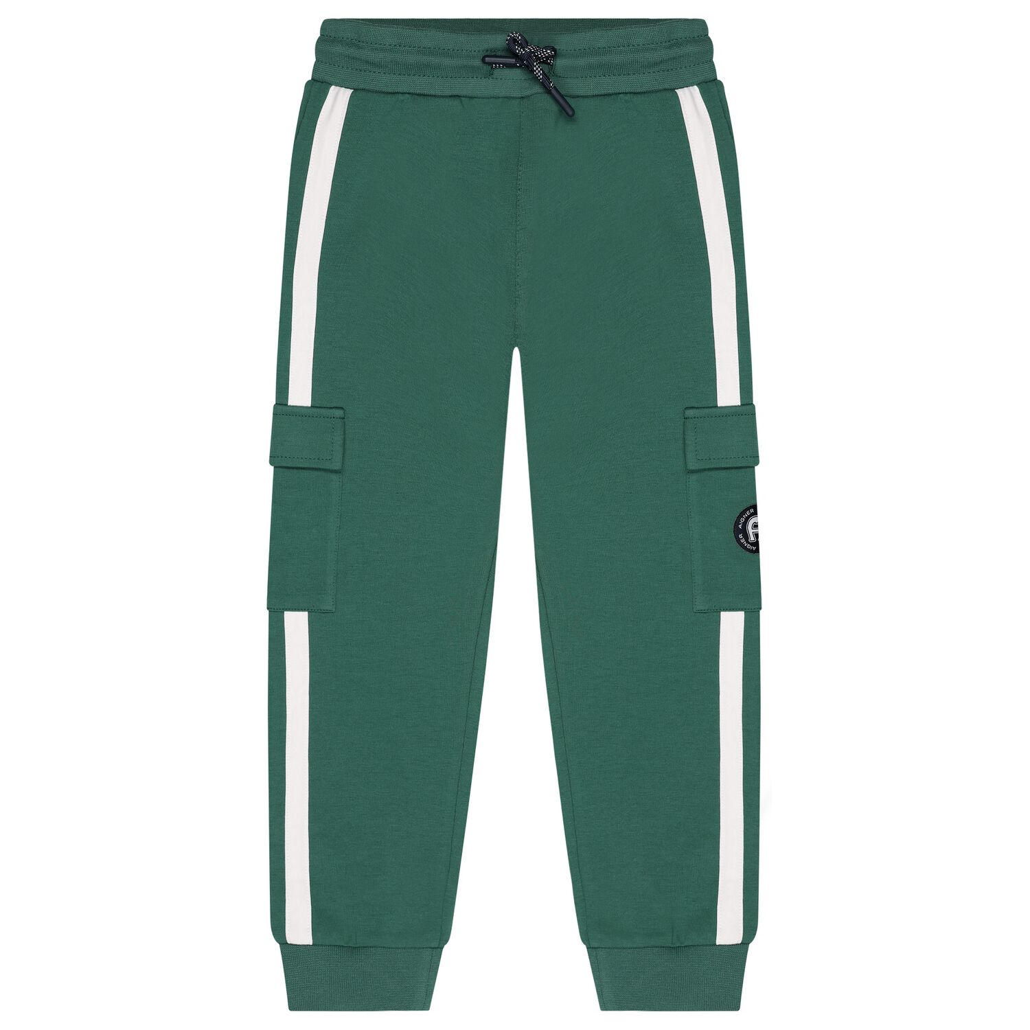 Boys Green Logo Joggers, 1, hi-res