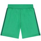 Grey & Green Logo Shorts Set, 1, hi-res