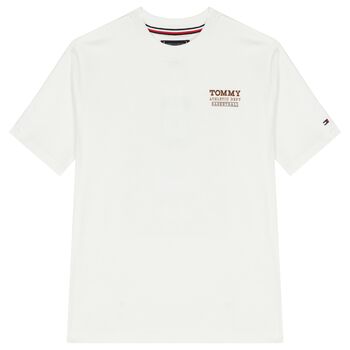 Boys White Logo T-Shirt