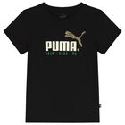 Boys Black Logo T-Shirt, 1, hi-res