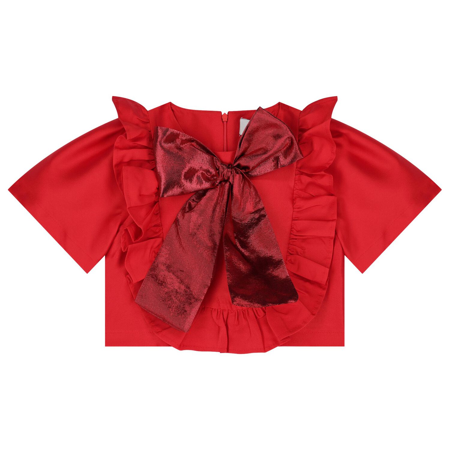 Girls Red & Navy Blue Skirt Set, 1, hi-res image number null