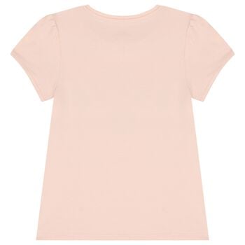 Girls Pink Logo T-Shirt