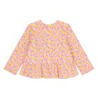 (طقم ليجنز للبنات الصغيرات مزين بالزهور  باللون الابيض والوردي ( 3 قطع, 1, hi-res