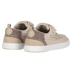 Boys Beige Boat Shoes, 1, hi-res